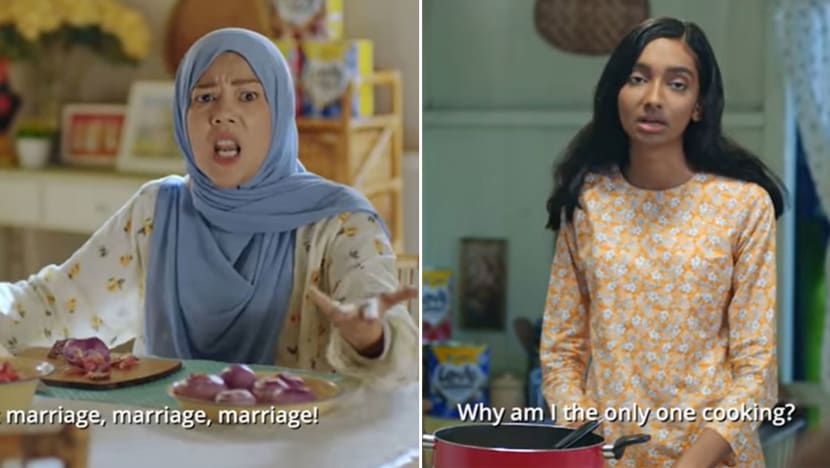 Makcik Claps Back In Hilarious Julie's Biscuits Raya Ad: "Why Can't I Ask My Daughter About Crypto (Instead Of Marriage)?"