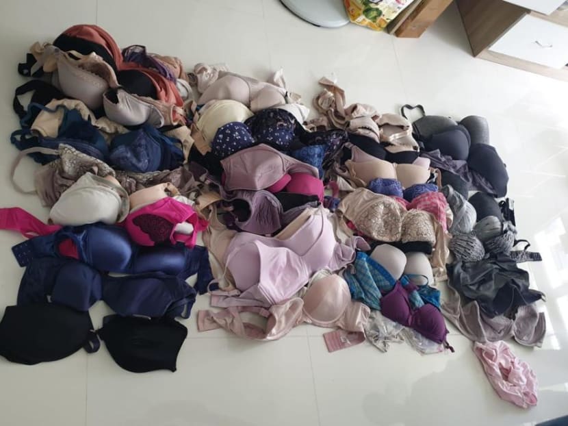 The man is believed to have been involved in other similar cases in the vicinity. More than 60 undergarments allegedly found in his possession were seized.