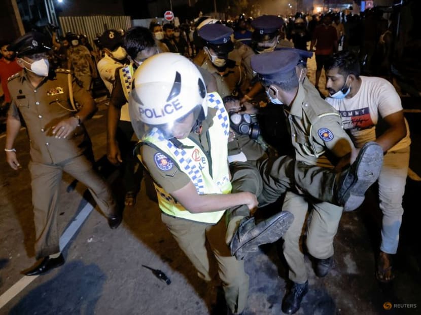 Sri Lanka imposes curfew after protests over economic crisis turn violent Sri Lanka imposes curfew after protests over economic crisis turn violent