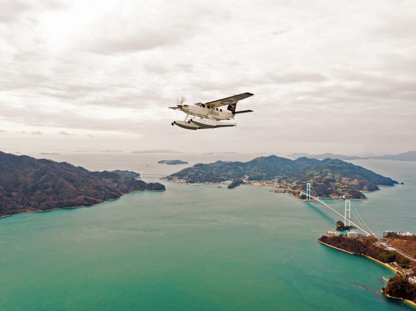 Setouchi Seaplanes offers sightseeing trips over the isles of Innoshima and Noshima as well as other islands. Photo: Setouchi Seaplanes
