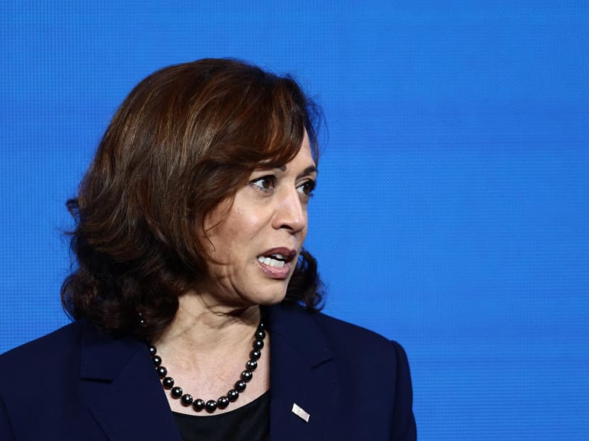 United States Vice President Kamala Harris addresses the APEC CEO Summit during the Asia-Pacific Economic Cooperation (Apec) Summit in Bangkok on Nov18, 2022.
