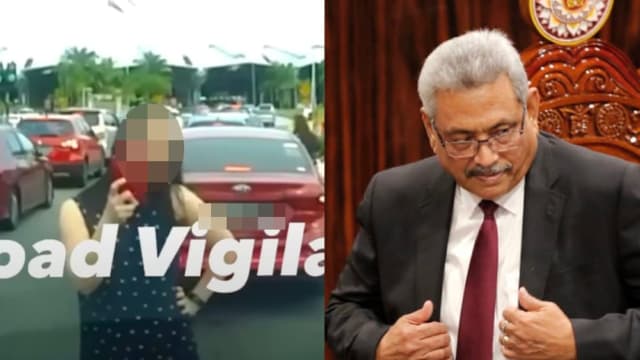 女子肉身挡车红遍新马 | 斯里兰卡总统逃海外
