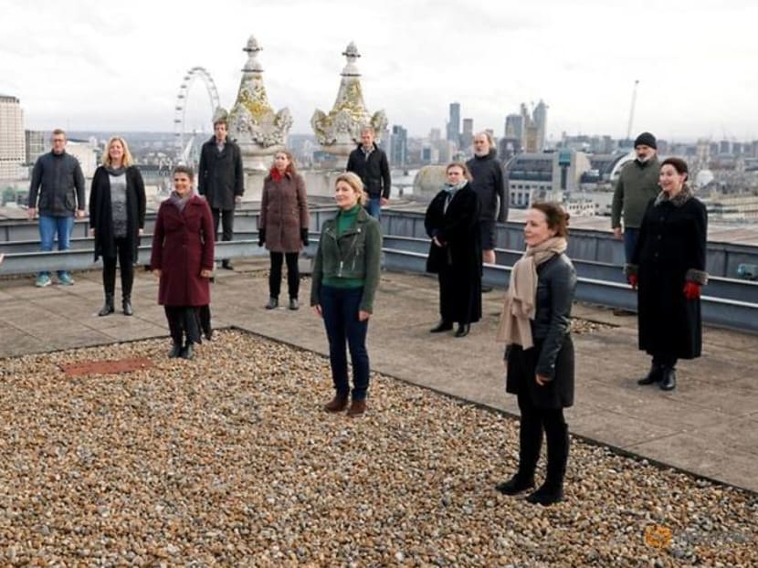 On London rooftop, Royal Opera Chorus reunites for performance On London rooftop, Royal Opera Chorus reunites for performance