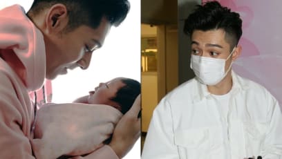 Pakho Chau Was So Worried About His Newborn Daughter Falling Sick That He Wore A Mask To Sleep For A Week