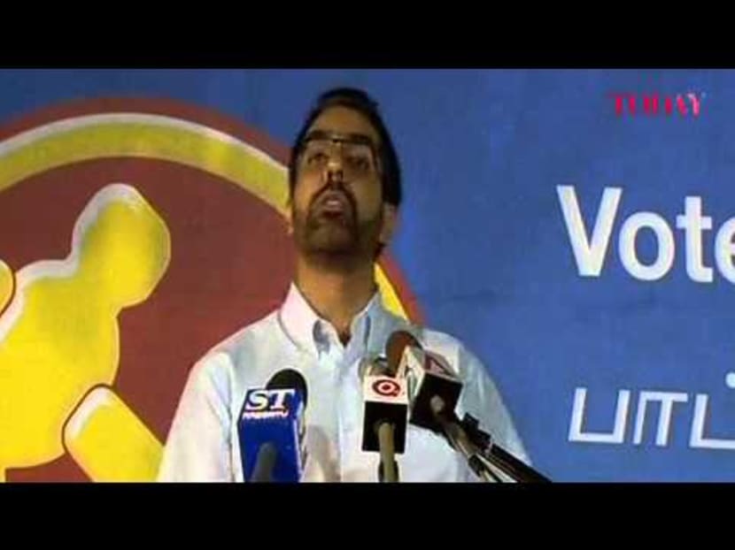 Pritam Singh speaks at the Workers' Party rally, Punggol East by-election, Jan 22, 2013