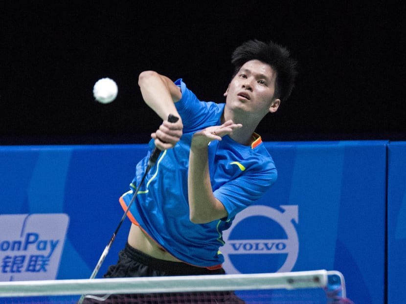 Singapore's Derek Wong in action. Photo: Singapore SEA Games Organising Committee / Action Images via Reuters