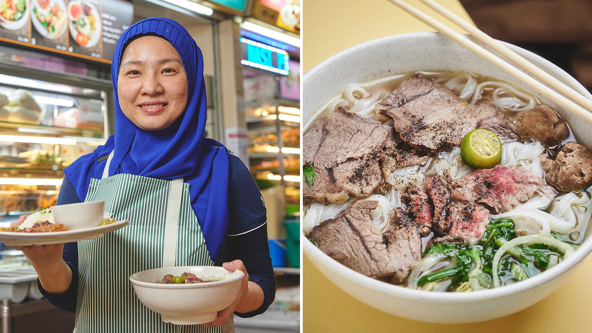 Vietnamese-Muslim Hawker Who Ran Café In Vietnam Now Sells $5 Halal Beef Pho