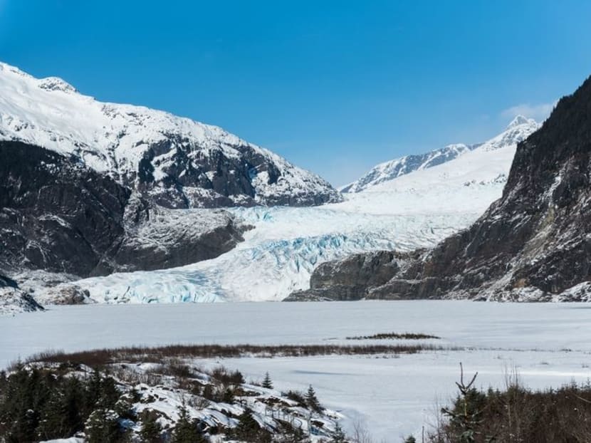 Some of the delegates attending the Arctic Council meeting in Juneau, Alaska in 2017 were able to visit the famed Mendenhall Glacier, less than 20 km from Juneau's city centre.