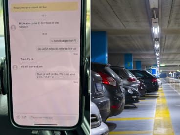 A dispute between a private-hire driver and his passenger in Singapore went viral after the driver refused to pick them up on the sixth floor of a multi-storey car park.