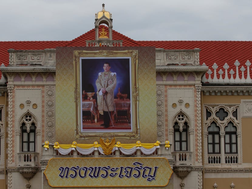 A picture of Thailand's King Maha Vajiralongkorn Bodindradebayavarangkun is seen at the Government House in Bangkok, Thailand, Dec 6, 2016. Photo: Reuters