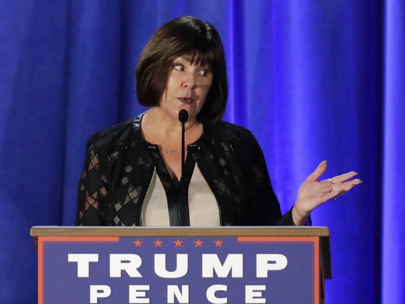 File photo of Karen Pence, wife of US Vice President Mike Pence. Photo: AP