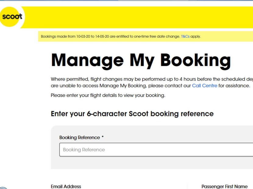 Customers Process Their Own Refunds The Scoot Website - TODAY