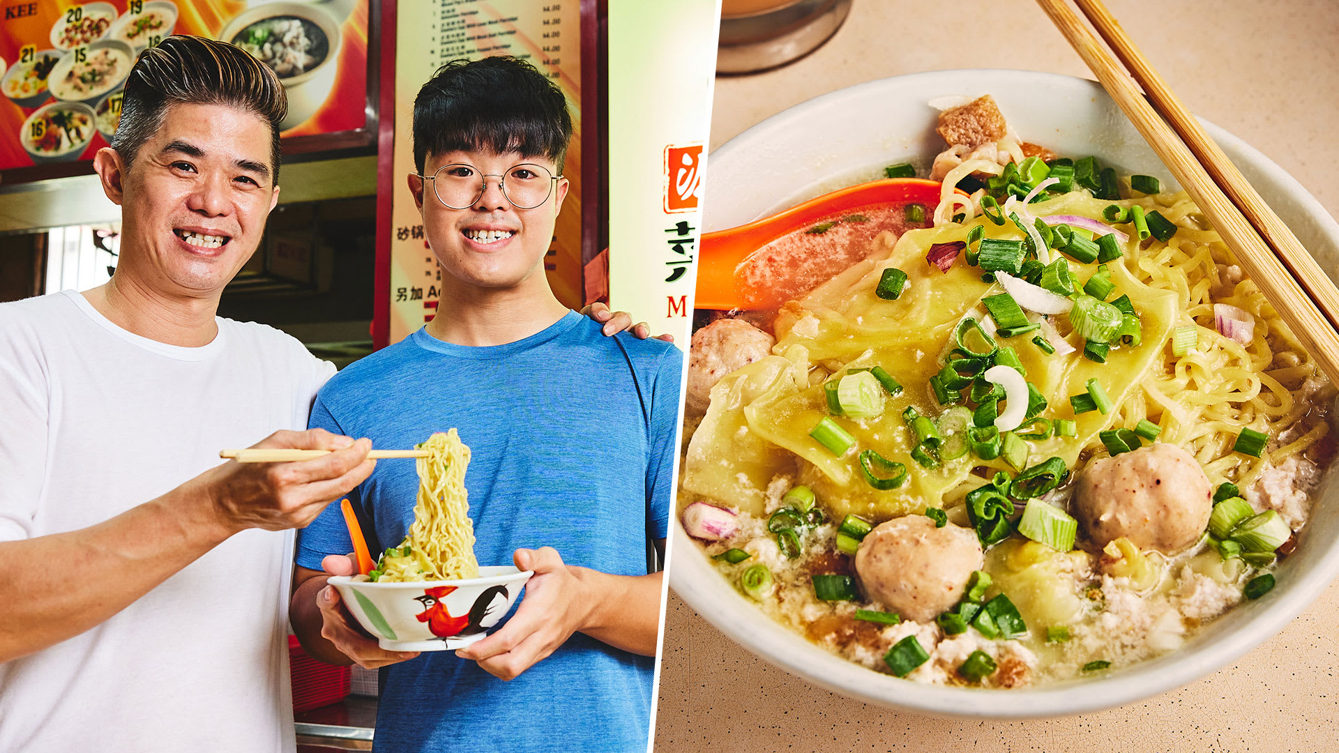 27-Year-Old Hawker Serves Comforting Soupy Bak Chor Mee With Dad 27-Year-Old Hawker Serves Comforting Soupy Bak Chor Mee With Dad