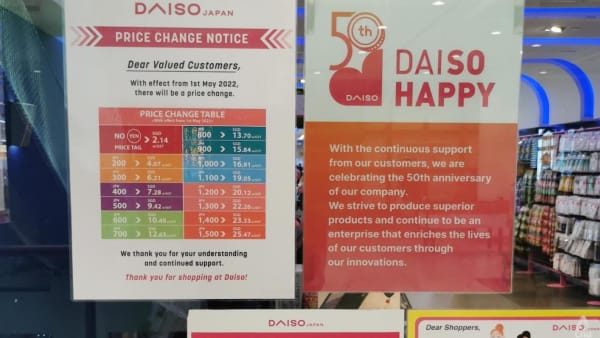 Understanding The Math Behind Daiso's Revised Pricing In Singapore