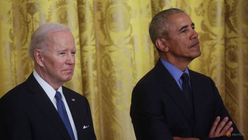 Obama, Biden reunite at White House to tout Obamacare, new provision