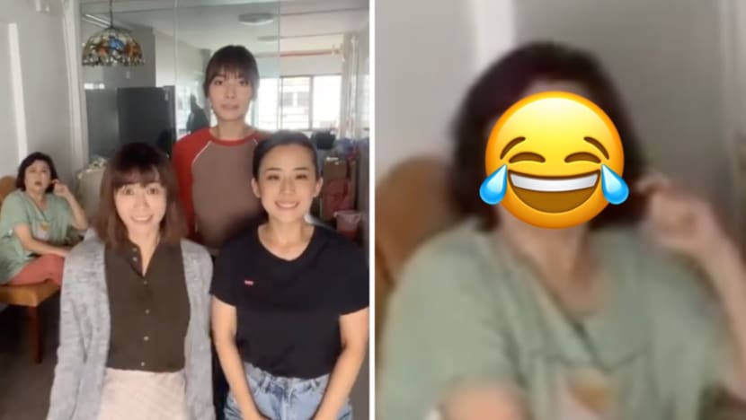 This Video Of Chen Liping Looking Troubled By Her Younger Co-Stars Filming A TikTok Is Too Funny