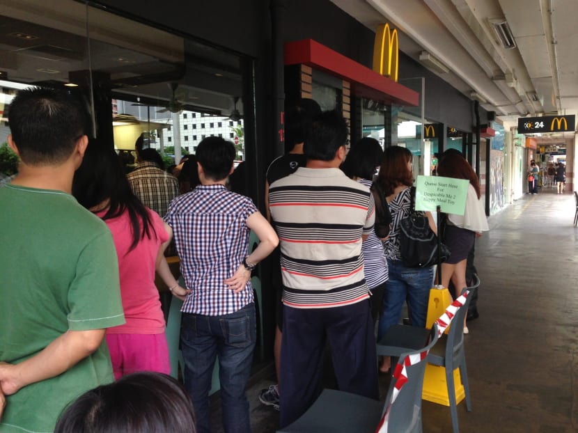 Long queues at McDonald’s, again