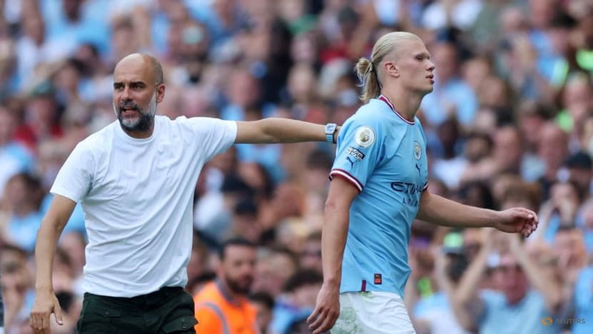 Haaland injury-free after working with City physios - Guardiola Haaland injury-free after working with City physios - Guardiola