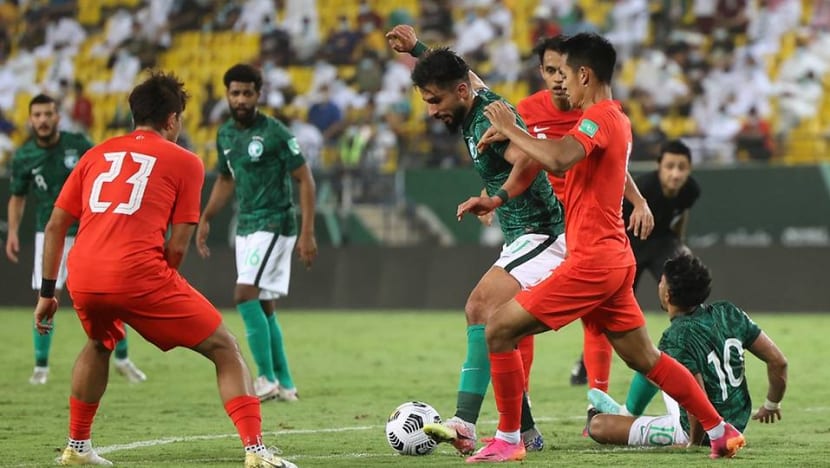 Football: Singapore lose 3-0 to Saudi Arabia in World Cup qualifier