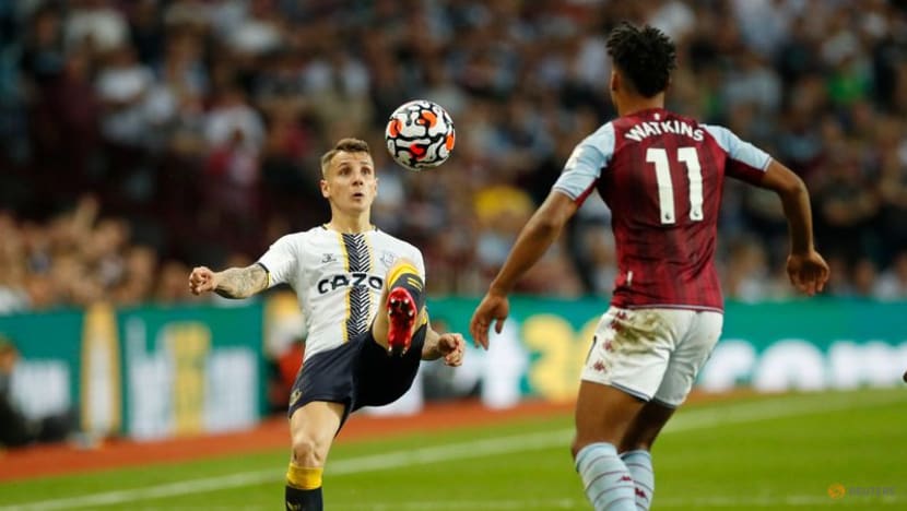 Football: Villa end Everton's unbeaten start with 3-0 win Football: Villa end Everton's unbeaten start with 3-0 win