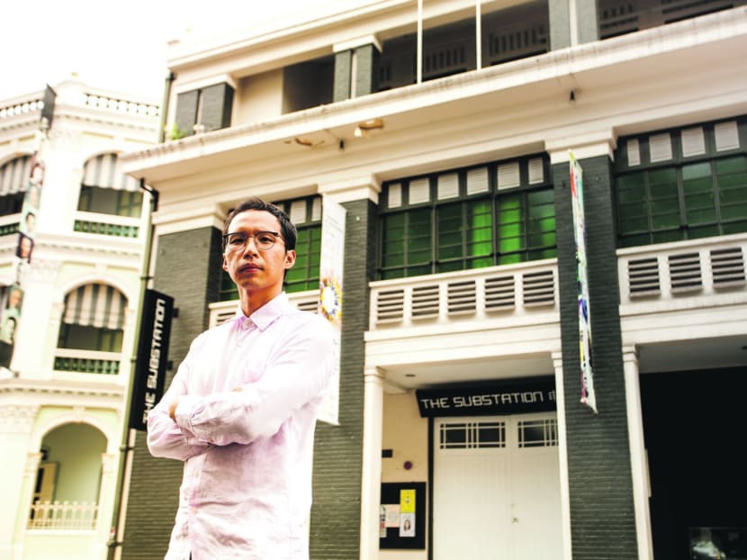 The Substation's new artistic director Alan Oei has announced a series of meetings to discuss the centre's new direction. Photo: Chua Hong Yin