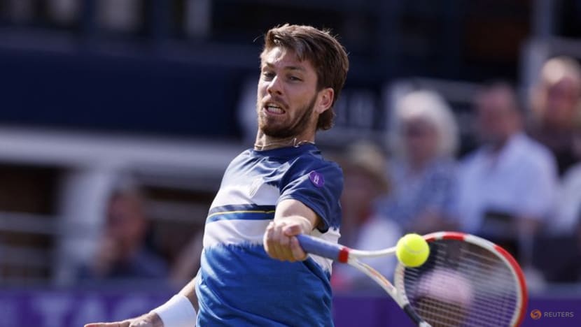 British number one Norrie finding his feet on grass ahead of Wimbledon British number one Norrie finding his feet on grass ahead of Wimbledon