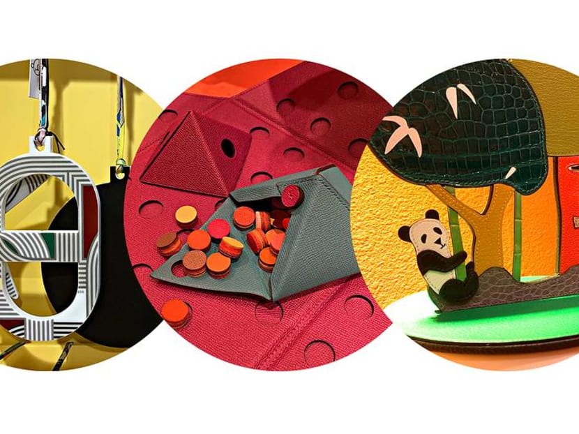 Now in Singapore: Hermes’s playful objects upcycled from leftover materials Now in Singapore: Hermes’s playful objects upcycled from leftover materials