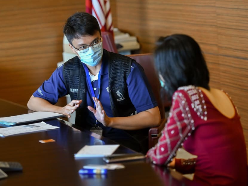 The Ministry of Manpower had inspected more than 200 workplaces as of 5pm on June 3, 2020, to ensure that businesses implemented precautionary measures as they resumed operations during the pandemic.