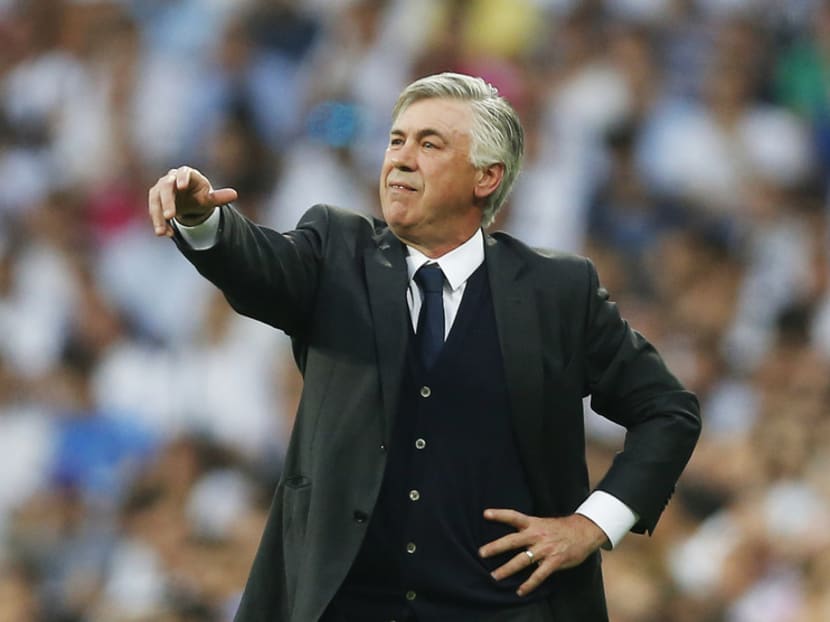 Real Madrid coach Carlo Ancelotti. Photo: AP