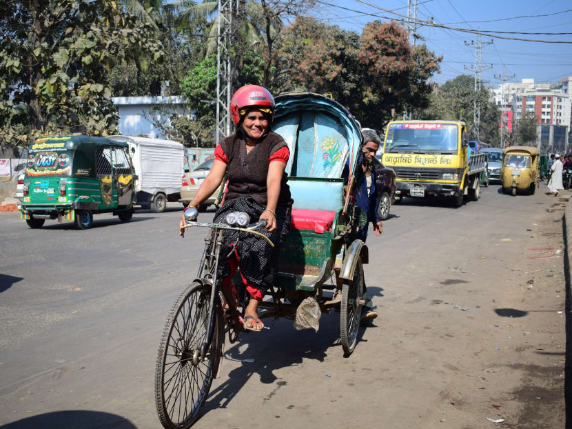 Gallery: On the road with Bangladesh’s female rickshaw wallah
