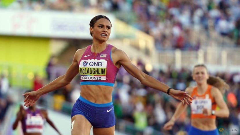 McLaughlin breaks 400m hurdles world record McLaughlin breaks 400m hurdles world record