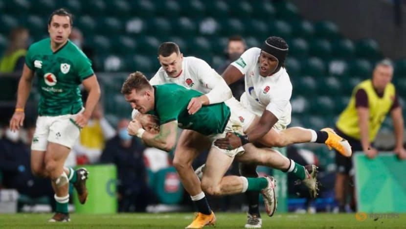 Rugby-Spectacular May try helps England see off Ireland Rugby-Spectacular May try helps England see off Ireland
