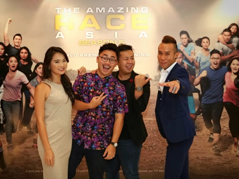 Gallery: Team Singapore kicks off The Amazing Race Asia 5 at half strength