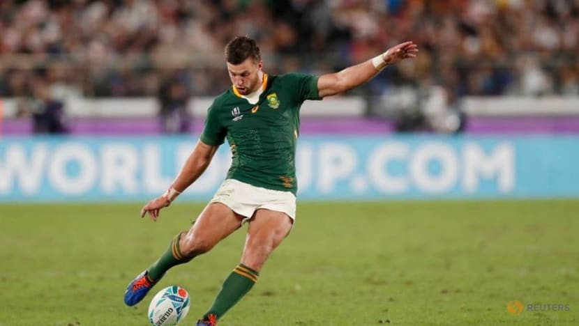 Rugby-Springboks ready for Lions test series, says star flyhalf Rugby-Springboks ready for Lions test series, says star flyhalf