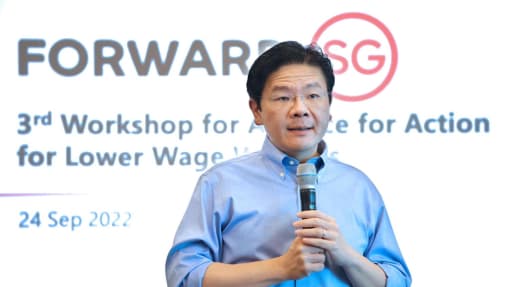 Uplifting lower-wage workers not as easy as just setting minimum salaries: DPM Wong