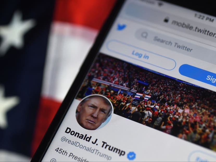 Mr Trump's Twitter account had over 88 million followers before he was banned on Jan 8, 2021.