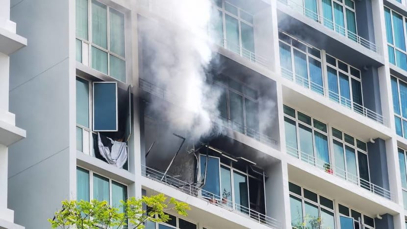 20 evacuated from Sengkang condominium after fire breaks out