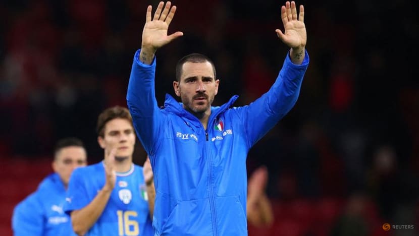 Italy's Bonucci nestles in national team arms after Juventus woes