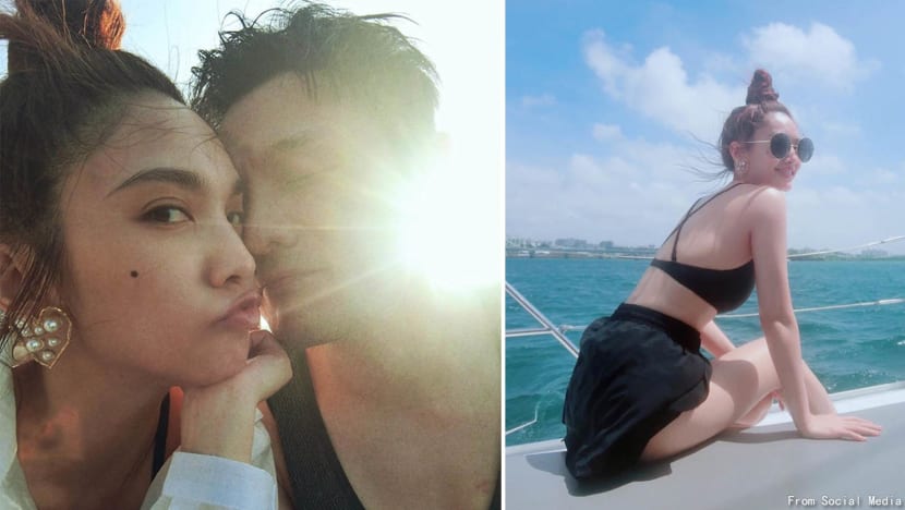 Pictures from Rainie Yang, Li Ronghao’s yacht vacation