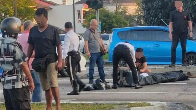 100公斤重越堤族上班途中车祸身亡 家人盼寻目击者