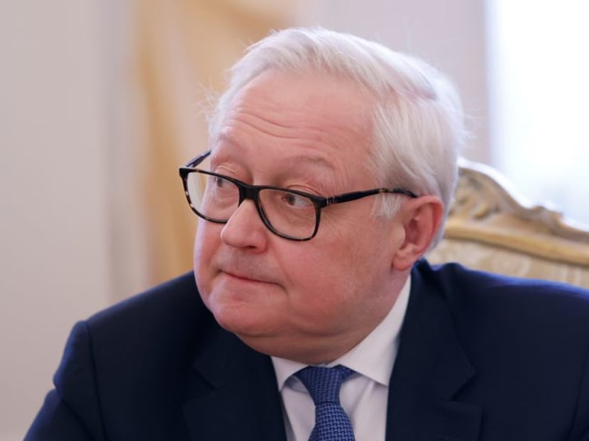 FILE PHOTO: Russian Deputy Foreign Minister Sergei Ryabkov attends a meeting of Foreign Minister Sergei Lavrov with Iranian Foreign Minister Hossein Amir-Abdollahian in Moscow, Russia March 15, 2022. REUTERS/Maxim Shemetov/Pool