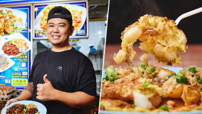 Shiok Carrot Cake With Extra Chai Poh & Prawns By SMRT Exec-Turned-Hawker