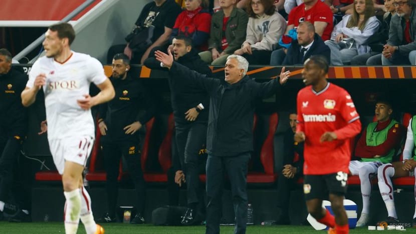 Soccer: Mourinho not focused on his legacy after leading Roma to Europa League final
