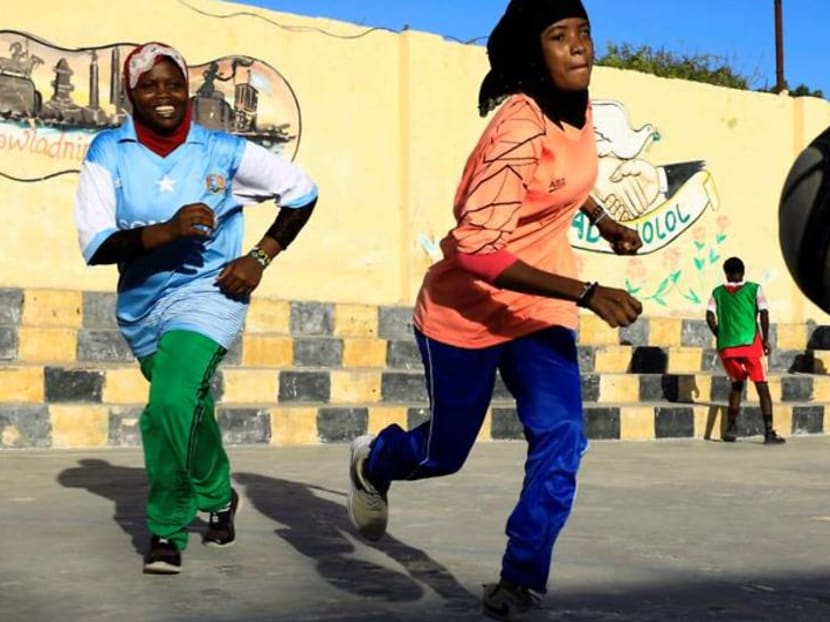 Somali women's basketball team defy prejudice, hostility Somali women's basketball team defy prejudice, hostility