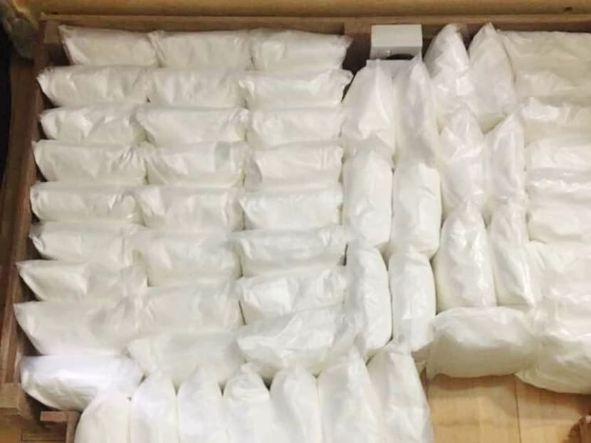Part of the drugs haul seized by Malaysia police. Photo: New Straits Times