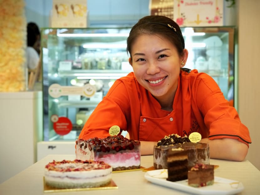 Baker Delcie Lam, 34, embarked on a ketogenic diet earlier this year, which spurred her to research and develop keto-friendly dessert recipes for her bakery. Baker Delcie Lam, 34, embarked on a ketogenic diet earlier this year, which spurred her to research and develop keto-friendly dessert recipes for her bakery.