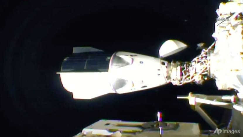 SpaceX capsule with 4 astronauts reaches space station 