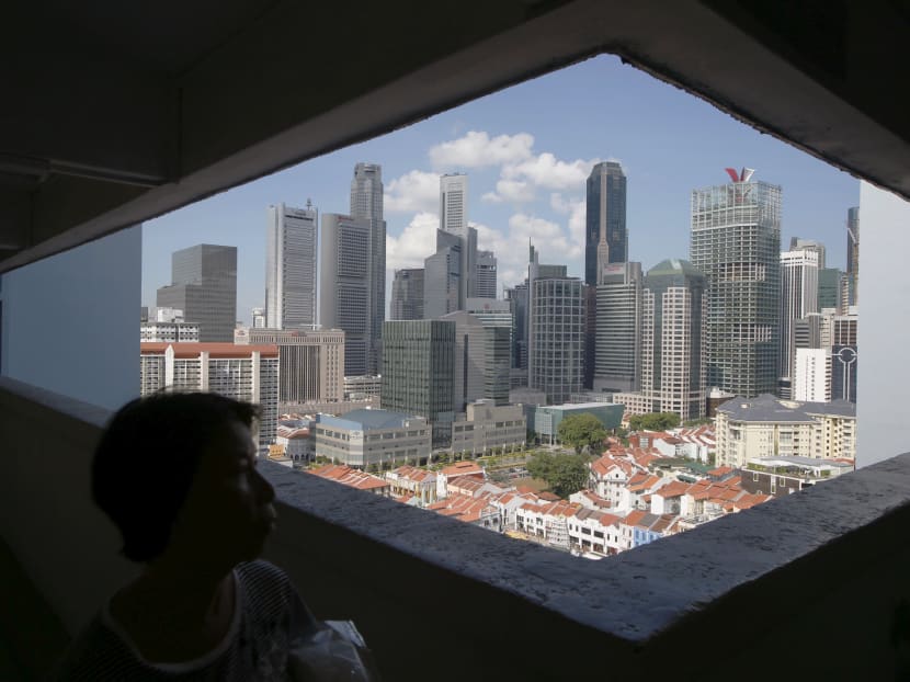 Skyline of Singapore's central business district. Photo: Reuters