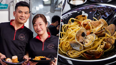 $9 Chicken Cordon Bleu & Seafood Risotto Available Till 2am Draw Crowds At Hougang Coffeeshop