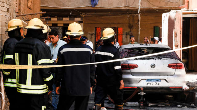 埃及基督教堂发生大火 致41死55伤